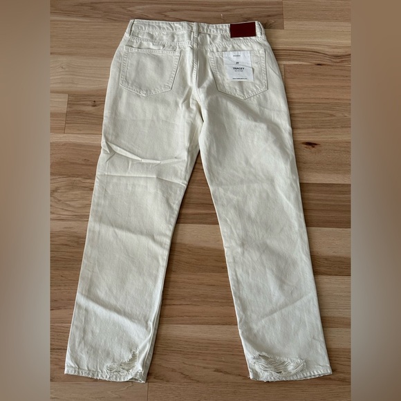HIDDEN HIGH RISE STRAIGHT LEG JEANS CREAM  SIZE 29 - Picture 14 of 14